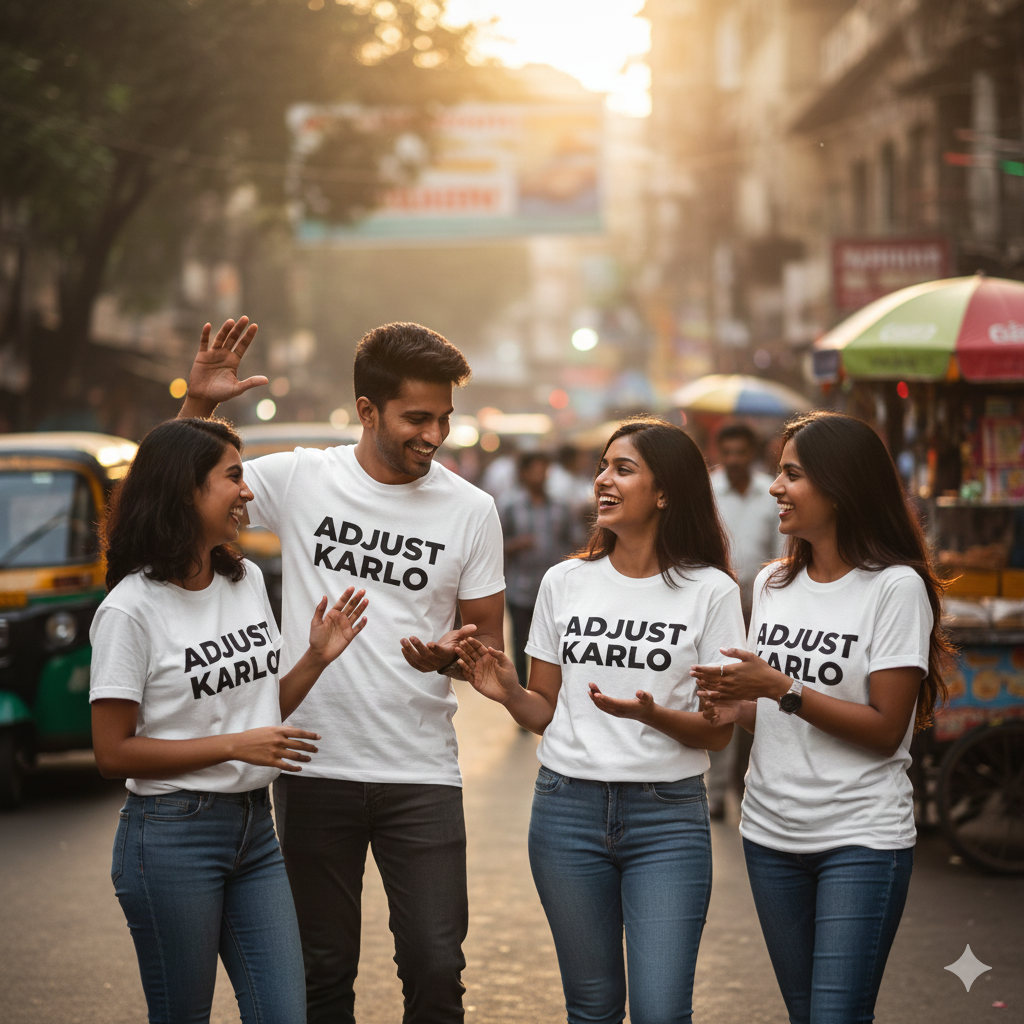 Adjust Karlo – White T‑Shirt